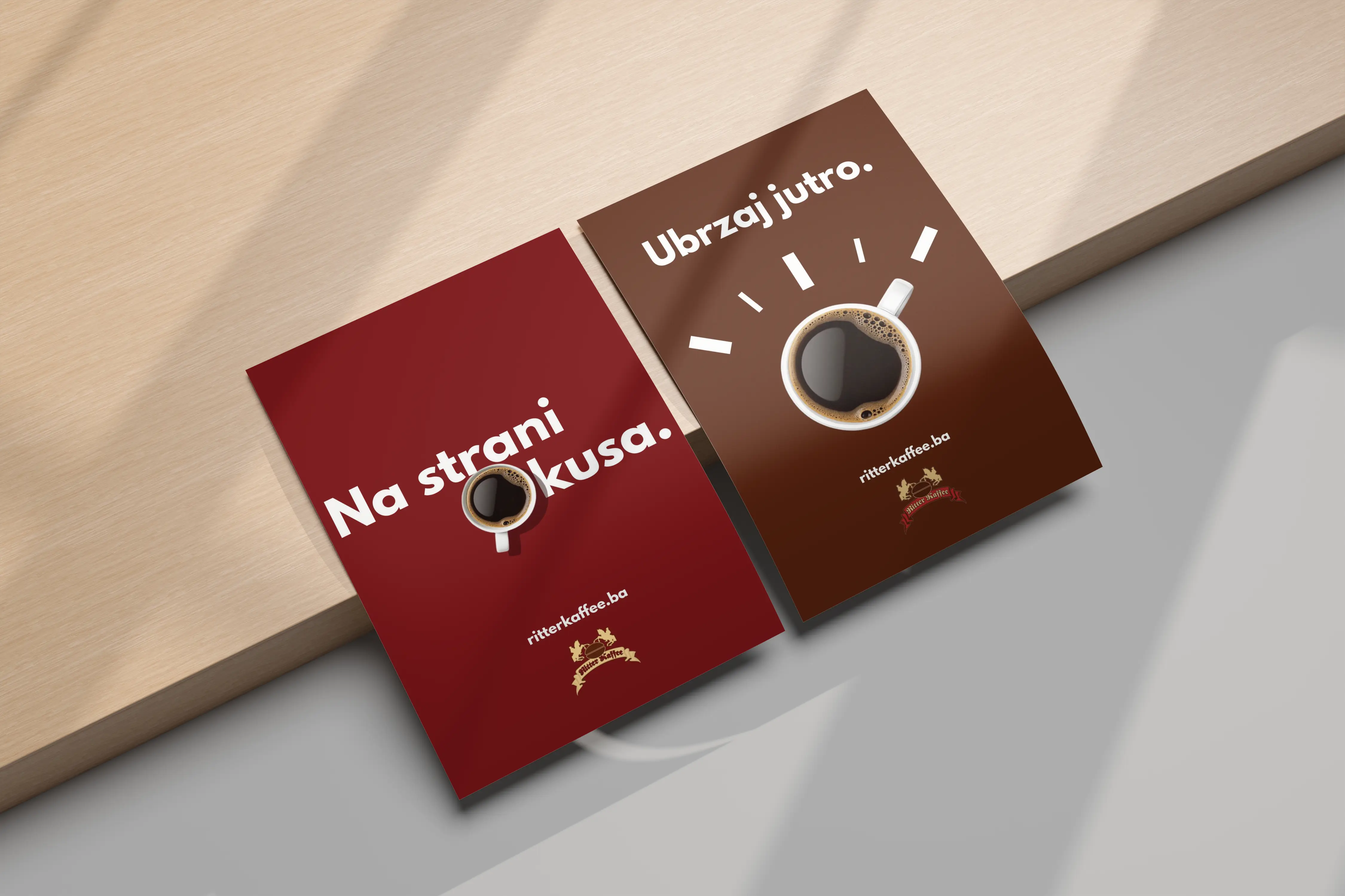 Ritter Kaffee društvene mreže - prilagodba vizuala za različite formate